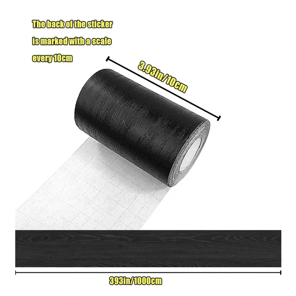 Black Self-Adhesive Waterproof Tape for Bathroom